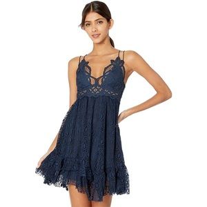 Free People Adela Burnout Slip Mini Dress 🦋